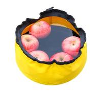 Cuenco de agua plegable de 5 litros para acampar y acampar - Cubo plegable de PVC duradero y engrosado | Contenedor de agua portátil de 1,32 galones para senderismo, barbacoa y | Lavabo con ergonomía