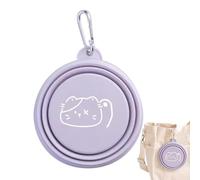 Cuenco de agua plegable para perros - Cuenco plegable para perros plegable, cuenco plegable de viaje portátil para perros y - con mosquetón para mascotas, compañero de adviento