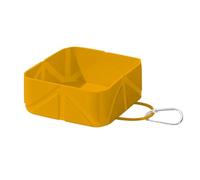 Cuenco de Agua portátil para Comida de Mascotas, diseño Plegable para Viajes, Plegable antiderrames para Perros, Cuenco para Perros Que Ahorra Espacio, Clip de Bloqueo, Bebedero para Cachorros