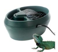 Cuenco de agua reptil, Lagarto fuente de agua-serpiente-cascada de agua con bomba, tanque de alimentación de reptiles 2 en 1, accesorios de alimentación para serpiente, lagarto, tortuga, animarlos