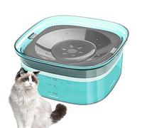 Cuenco de agua sin gota para perros - Cuenco de agua para perros para bebedores caóticos | Dispensador de agua lento con gran capacidad de 2 litros para perros y gatos, dispensador de agua