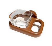 Cuenco de Agua y Comida para pájaros con Clip Seguro, Vaso de alimentación Transparente de para Loros y Animales pequeños, alimentador de Jaula
