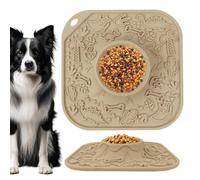 Cuenco De Alfombra Lamiendo Para Perros, Alimentador Con Forma De Volcán, Diseño De Puzzle Antideslizante, Accesorio De Doma Para Mascotas, Herramienta De Enriquecimiento Para Aliviar El Estrés,
