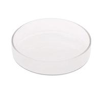 Cuenco de alimentación de cristal para peces de acuario para reptiles tanques, cuenco de comida redondo transparente 3 9 "3 5" 3 2 "3 0" 2 "3 0" 2 6 "2 4" TRA