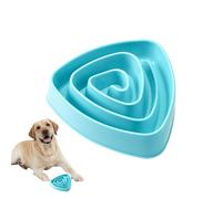 Cuenco de alimentación lenta | Cuenco triangular para alimentación de mascotas | Cuenco de agua potable antideslizante interactivo para perros para alimentos y agua