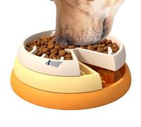Cuenco de alimentación lenta, interactivo de 3 capas, cuenco de alimentación lenta para perros y gatos, para enriquecimiento, estimulación del aburrimiento, evita la hinchazón, ayuda a la