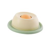 ＡＷＨＡＯ Cuenco de Alimentación Lenta para Gatos de Razas Pequeñas, Medianas Y Grandes: Antideslizante, Lavable Y Práctico, Amarillo