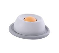 ＡＷＨＡＯ Cuenco de Alimentación Lenta para Gatos de Razas Pequeñas, Medianas Y Grandes: Antideslizante, Lavable Y Práctico, Gris