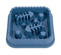 Cuenco de alimentación Lenta para Mascotas, diseño Elevado con Hueso de Pescado, previene la Asfixia, Reduce la flatulencia, Cuenco para Comer Lentamente para Perros, Gatos,