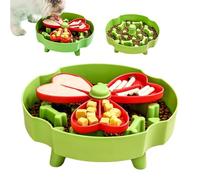 Cuenco de alimentación lenta para perros, compatibilidad con múltiples mascotas, 24 x 8,5 cm, cuencos de alimentación lenta para perros, caldo de huesos, solución de limpieza higiénica, para