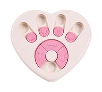 Cuenco de alimentación lenta para perros, cuenco de comida para perros, cuenco interactivo para perros, comedero de rompecabezas en forma de corazón, cuencos de alimentación para perros para una