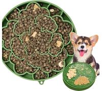 Cuenco de alimentación lenta para perros, cuenco de silicona para perros con diseño de doble deslizamiento, comedero lento y material de grado alimenticio, reductor de aburrimiento y ansiedad