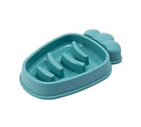 Cuenco de alimentación lenta para perros, divertido diseño de zanahoria, rompecabezas interactivo, cuencos de comida para cachorros, diseño antideslizante para mascotas