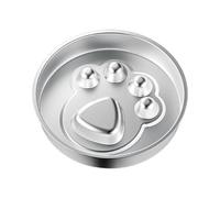Cuenco de alimentación lenta para perros, laberintos de acero inoxidable para razas pequeñas, plato de comida antideslizante de grado base para comer alimentos de acero inoxidable