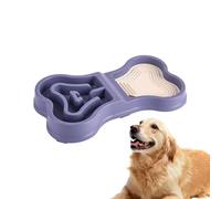 Cuenco de alimentación lenta para perros, plato de alimentación lenta, cuenco para cachorro antideslizante para el hogar, comedor lento y antideslizante para evitar que la sangre, alimentación estable