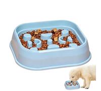 Cuenco de alimentación lenta para perros, rompecabezas fuerte, antideslizante, dispositivo de plato para gatos, construcción resistente, calidad premium, accesorio fiable para comedero de rompecabezas