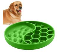 Cuenco de alimentación lenta para perros, silicona, prevención de asfixia, plato antideslizante, comedero lento, cuenco para perros pequeños, razas de perros pequeñas a grandes, para el hogar