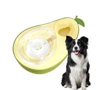 Cuenco De Alimentación Para Cachorro - 690 Ml De Doble Cuenco | Forma De Aguacate Anti Cloking Para Alimentos Para Mascotas | Utensilios De Alimento Para Gatos De Gran Calibre Para Ga