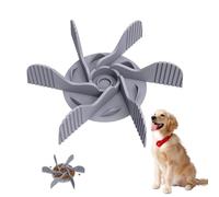 Cuenco de alimentación para perros, cuenco de comida lenta antiasfixia, accesorio gris