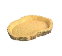 Cuenco de alimentación para reptiles, cuenco de agua para reptiles, cuenco de agua para reptiles, platos de alimentación de tortugas, suministros divertidos para mascotas, comederos portátiles de