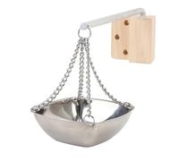 Cuenco de Aromaterapia para Sauna de Acero Inoxidable, Resistente Soporte para Aceites Esenciales para Sauna con Brazo Oscilante, Difusor de de Capacidad Moderada para Sauna