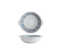 Cuenco de arroz de cerámica de gran capacidad para el hogar, vajilla personalizada fresca y personalizada, cuenco de sopa de piedra de doble oreja de 10 pulgadas