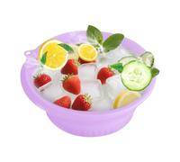 Cuenco De Baño De Hielo Para El Rostro - Lavabo Plegable de Silicona Reutilizable,Bol de Inmersión Facial con Hielo | para Mujeres, Hombres, Belleza, Cuidado de la Piel, el Hogar, la Acampada, el Baño