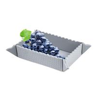 Cuenco de camping, cuenco de pícnic, 7,32 x 9,65 pulgadas, portátil y ligero, plegable de silicona magnética, placa de camping, te permite tener un cómodo juego de mesa donde vayas