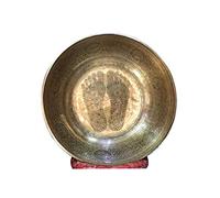 Cuenco de canto de pie extragrande de 53 cm de diámetro, cuencos de canto tallados con pies, terapia de sonido, meditación, sesión de yoga, cuencos grandes de curación