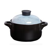 Cuenco de cerámica con tapa, olla for estofado(1.5l)