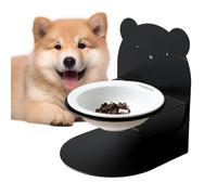 Cuenco De Cerámica para Gatos - Plato Ralentizador de Alimentación para Mascotas | Recipiente Inclinado con Altura Ajustable para Interior Exterior Salon Dormitorio