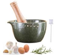 Cuenco de cerámica para rallar, accesorio de cocina para triturar y rallar alimentos - Rallador de ajo | para Chocolate Queso Patata Cítrico Salsas Casa Camping Apartamento apasionado