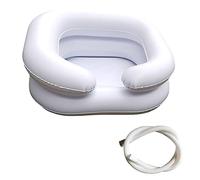 Cuenco de champú Portátil, Lavabo Inflable para Lavar el Cabello, Bandeja para Lavar el Cabello para el Fregadero en Casa, Lavar el Cabello en la Cama, Lavabo Inflable para