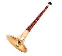 Cuenco De Cobre Con Poste De Caoba Antiguo, Conjunto De Suona, Instrumento Musical Tradicional De Cuerno De Suona Con Accesorios Suona Para Principiantes (Color : E)