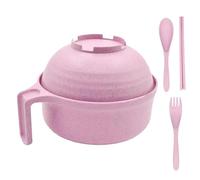 Cuenco de cocina genérico con puntas y cucharón | Dishwasher-Safe Noodle Bowl Steamer For Quick, Vegetables, And Food Cooking - Perfecto para Apartment Living And Small Spaces