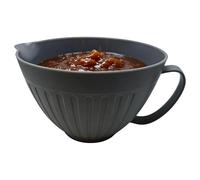 Cuenco de cocina para rebozar, recipiente de medición resistente al calor, olla antideslizante para mezclar, 21,2 x 21,2 x 13,5 cm, accesorio utilitario de cocina, multiusos de alta capacidad, apto