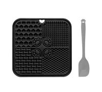 Cuenco de comedor para mascotas, apto para alimentos, con ventosa, recipiente de alimentación lenta, base antideslizante que evita comer en exceso, mantiene el área limpia y lenta para cachorros