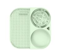 Cuenco de comedor para mascotas, con ventosa, recipiente de alimentación lenta, base antideslizante que evita comer en exceso, mantiene el área limpia, almohadilla de silicona de grado alimenticio