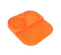 Cuenco de comedor para mascotas, con ventosa, recipiente de alimentación lenta, base antideslizante que evita comer en exceso, mantiene el área limpia, comedero lento con textura para mascotas