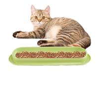 Cuenco de comida largo para mascotas, cuencos de agua para gatos | 15 grados de placas largas inclinadas para cuencos de alimentación y agua - drenaje - dispensador de alimento para gatos y perros,