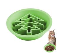 Cuenco de comida lenta para perros, bonito plato de silicona para gatos, suministros de alimentación para mascotas, platos de doble cara para perros para alimentación lenta
