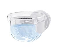 Cuenco de comida para pájaros - Plato de alimentación paraket, taza de jaula antispil | Tazón de alimentación de viaje para sección de bolsa, macaw, periquito, aviario, al aire libre