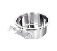 Cuenco de comida para perreras - Cuenco de agua para mascotas, cuenco de bloqueo rápido | Jaula Coop Hook Cup cuencos de alimentación de pared cómodos para mascotas, cuenco para beber