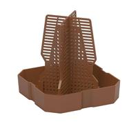 Cuenco de comida para reptiles, cuenco de agua para reptiles con múltiples agujeros, plato de comida para reptiles, cuenco de terrario de alimentación de reptiles, plato de presa para camaleones,