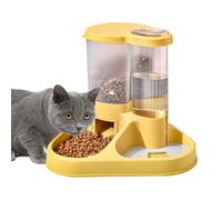 Cuenco de comida y agua para perros | Kit dispensador automático de alimentos y agua para mascotas 2 en 1 - Herramienta de alimentación de diseño extraíble para perros, gatos y otros animales