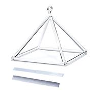 Cuenco de cristal curativo con sonido, pirámide de canto de cristal de cuarzo con palo de gamuza gratis y regalo de cristal for Yoga, meditación Zen (Size : 11 inch)