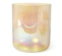 Cuenco de cristal de cuarzo de chakra naranja, terapia de meditación, instrumento de curación de sonido, cuenco de baño con sonido, con golpeador acrílico y junta tórica (color: 7 pulgadas u