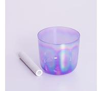 Cuenco De Cristal De Cuarzo, For Curación De Sonido, Meditación, Budista, Yoga, Mente Tranquila, Alma Tranquila, Cuerpo Equilibrado (Color : 440Hz, Size : 6 Inch F)