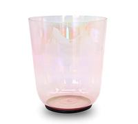 Cuenco De Cristal De Cuarzo Transparente De 6 Pulgadas, Chakra Corporal De Equilibrio, Ajuste Del Estado Emocional, For La Curación Del Sonido Y La Meditación (Color : Pink, Size : 432Hz)