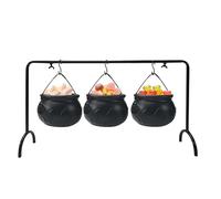 Cuenco De Dulces Caldero De Halloween - 21.65 X 11.81 X 6.1 En Un Contenedor Decorativo De, De Mesa De Miedo, Soporte De Dulces De ABS | Accesorio De Ambiente para El Hogar Embrujado con